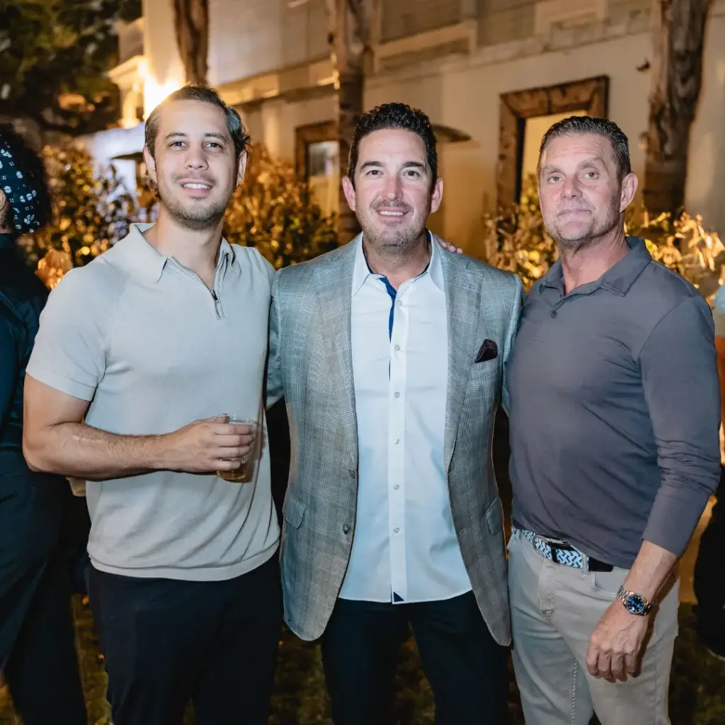 CGA founder and his guests at the pairing party