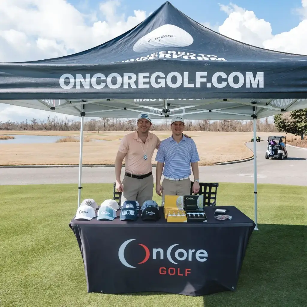oncore golf cga sponsor booth