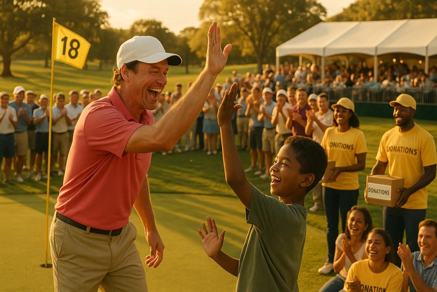 celebrity golf for community impact