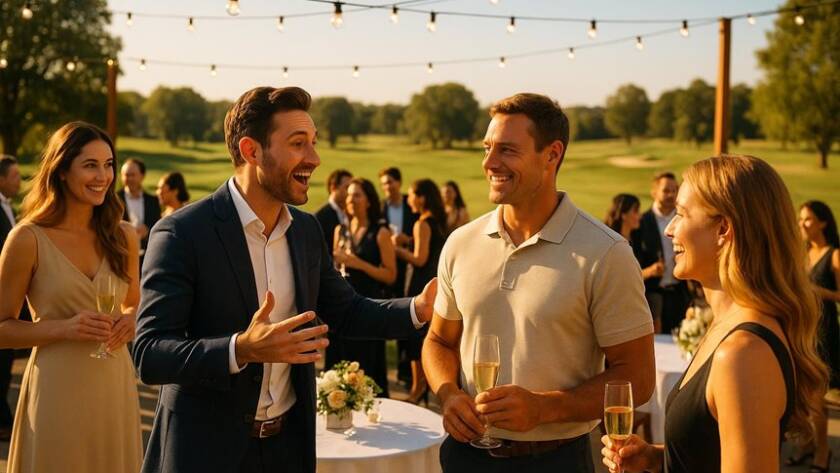 celebrity golf pairings celebration