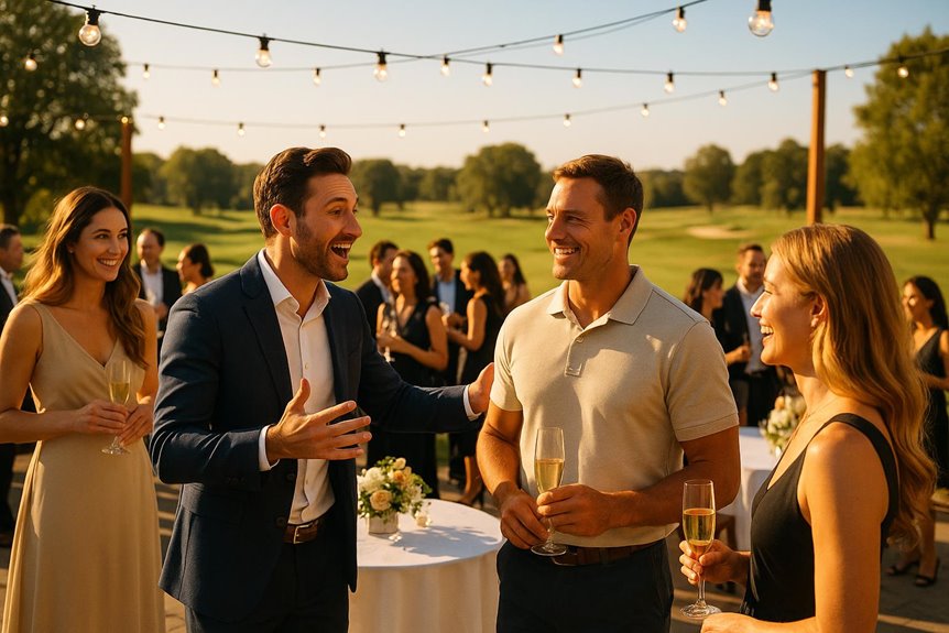 celebrity golf pairings celebration