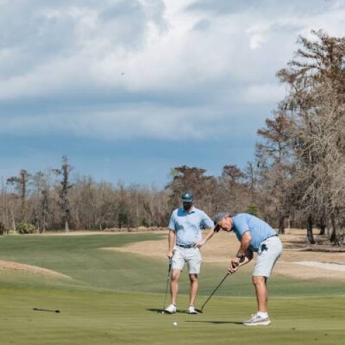 CGA Golfer playing the game