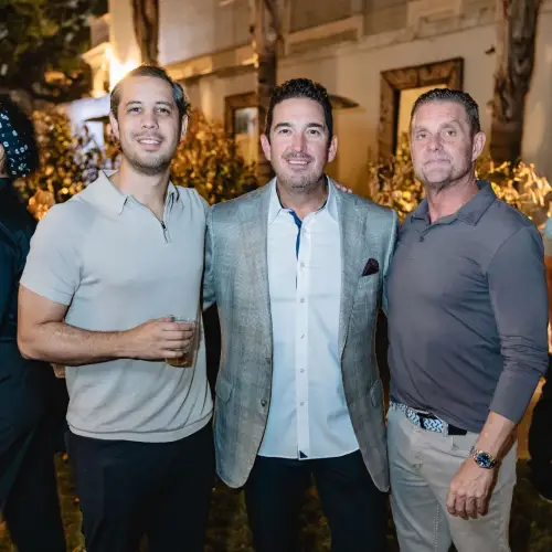 CGA founder and his guests at the pairing party