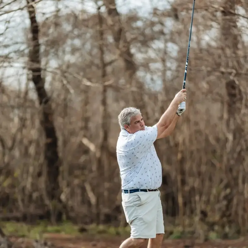 CGA golfer swing