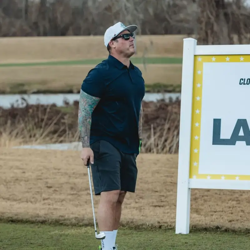 CGA player on the green