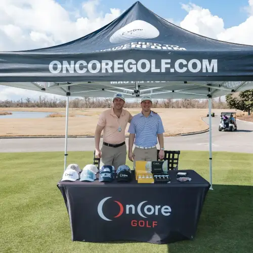 oncore golf cga sponsor booth